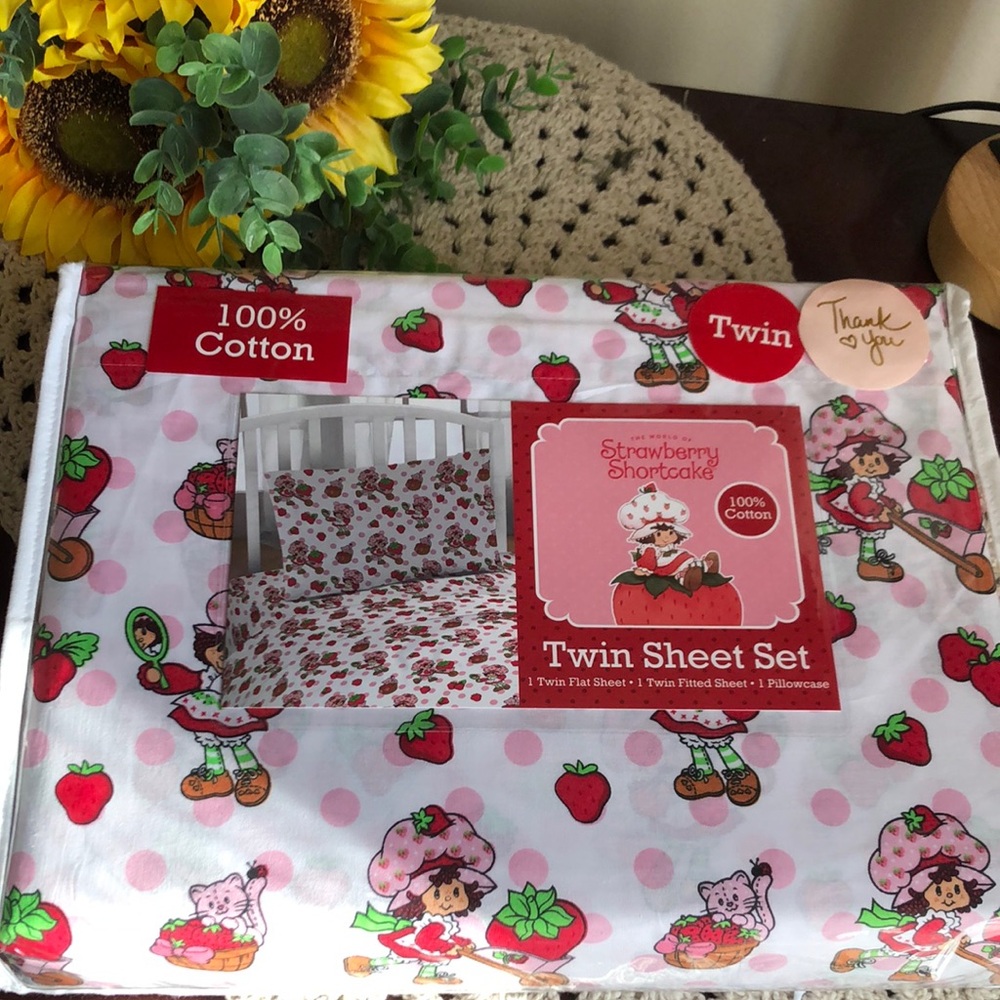 Strawberry Shortcake TWIN Sheet Set